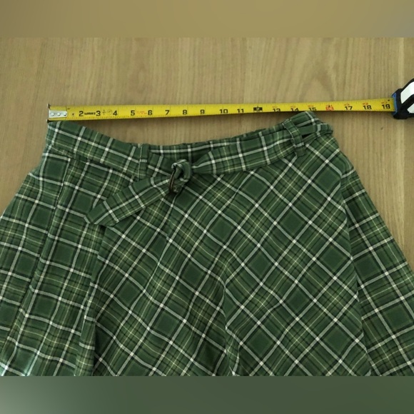 ModCloth Princess Highway|Olive plaid mini skirt!Clueless 90’s style 🫶🏻NWT - Picture 10 of 14